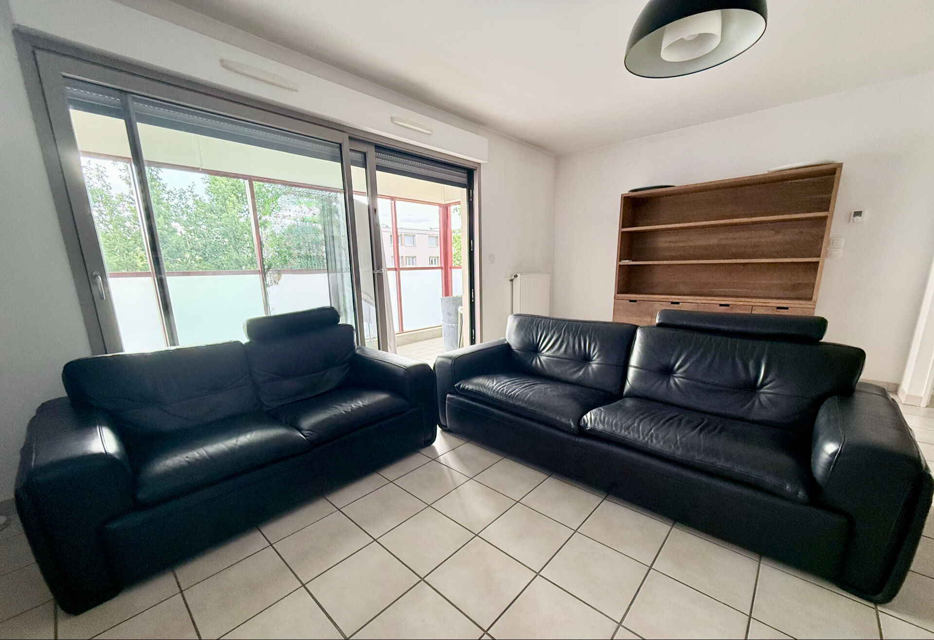 Leather living room set
