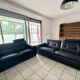 Leather living room set