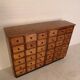 Vintage apothecary cabinet with 36 drawers 1930's