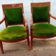 Pair of armchairs period resrauration