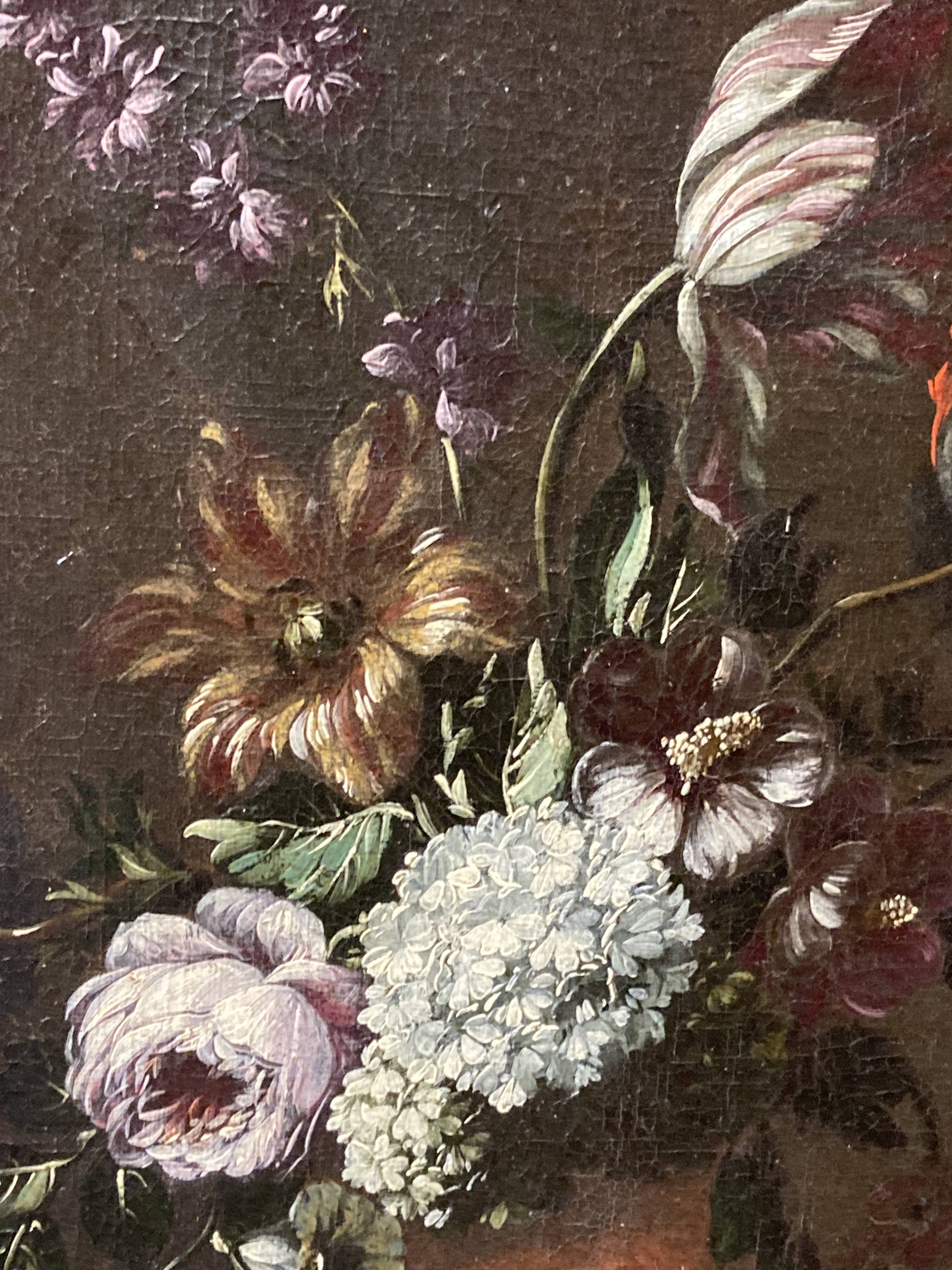 School of the North 17th century, Still Life with Bouquet, oil on canvas