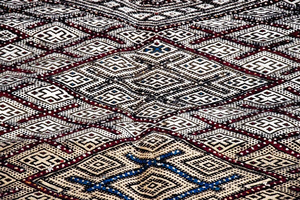 Vintage Zayane Berber Kilim Rug