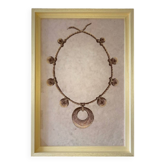 Contemporary painting "Berber Necklace 1", 2023