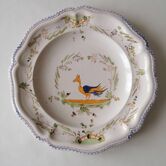 Moustiers faience plate