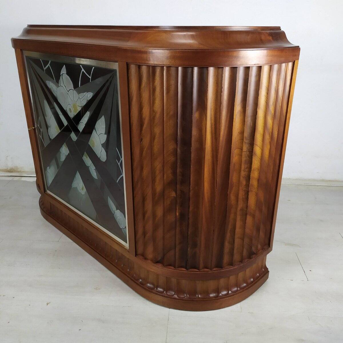 Vitrine argentier art déco, 1930s