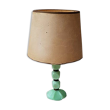 Green opaline bedside lamp