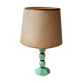 Green opaline bedside lamp