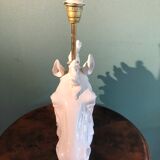 Ceramic lamp horse head 70s
