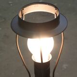 Vintage 1920s Danish table lamp in the style of Just Andersen Diskometal design