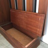 Vintage wardrobe wears mirror coats and Scandinavian design closet