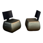 Paire de chauffeuses "Tazia" Pascal Mourgue pour Ligne Roset
