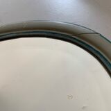 Antique beveled oval mirror