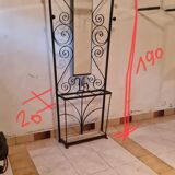 Porte manteau fer forgé vintage