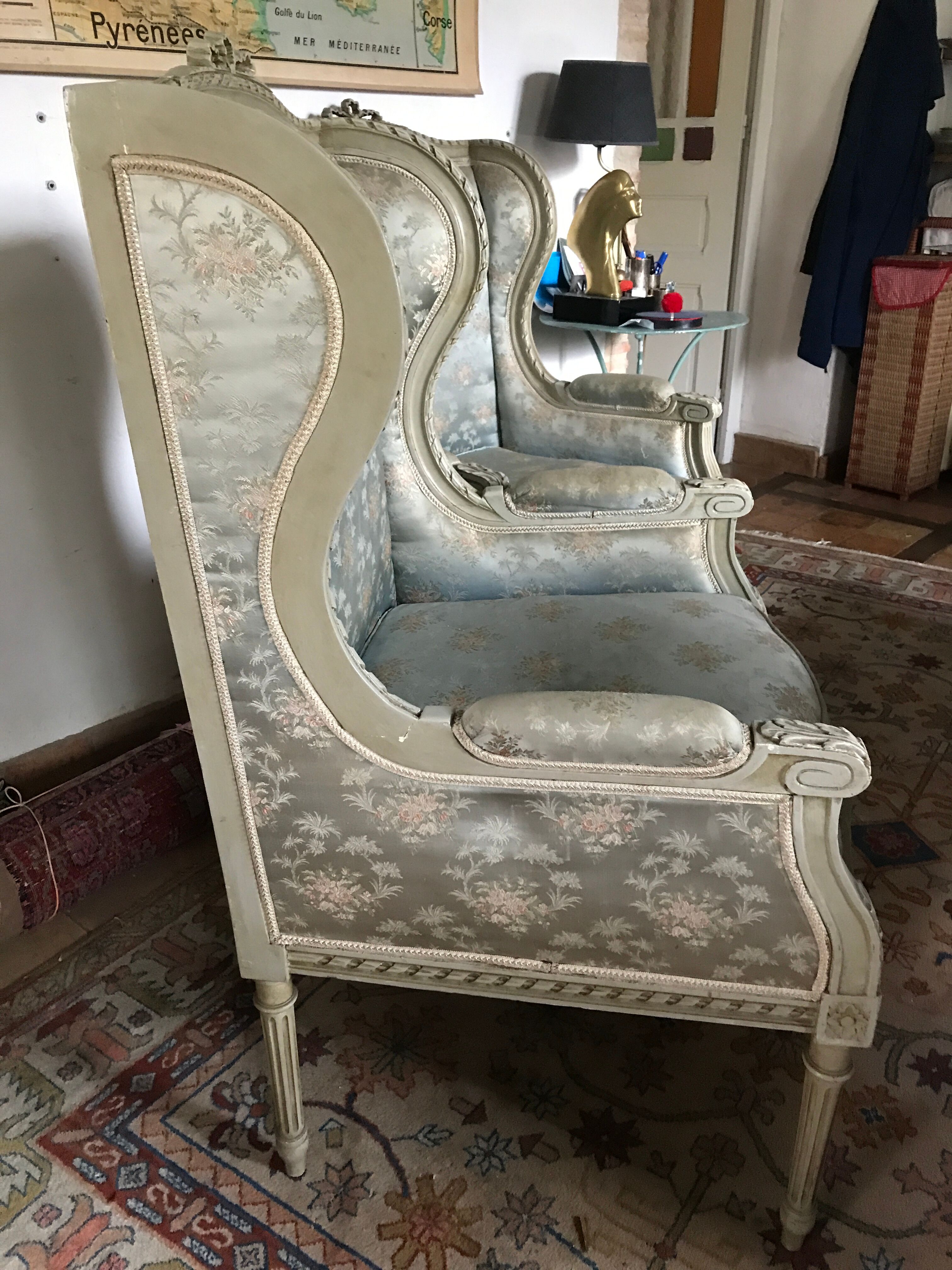 Pair of bergères XIXth