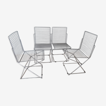 Set of four chairs, Germany, 80s