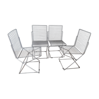 Set of four chairs, Germany, 80s