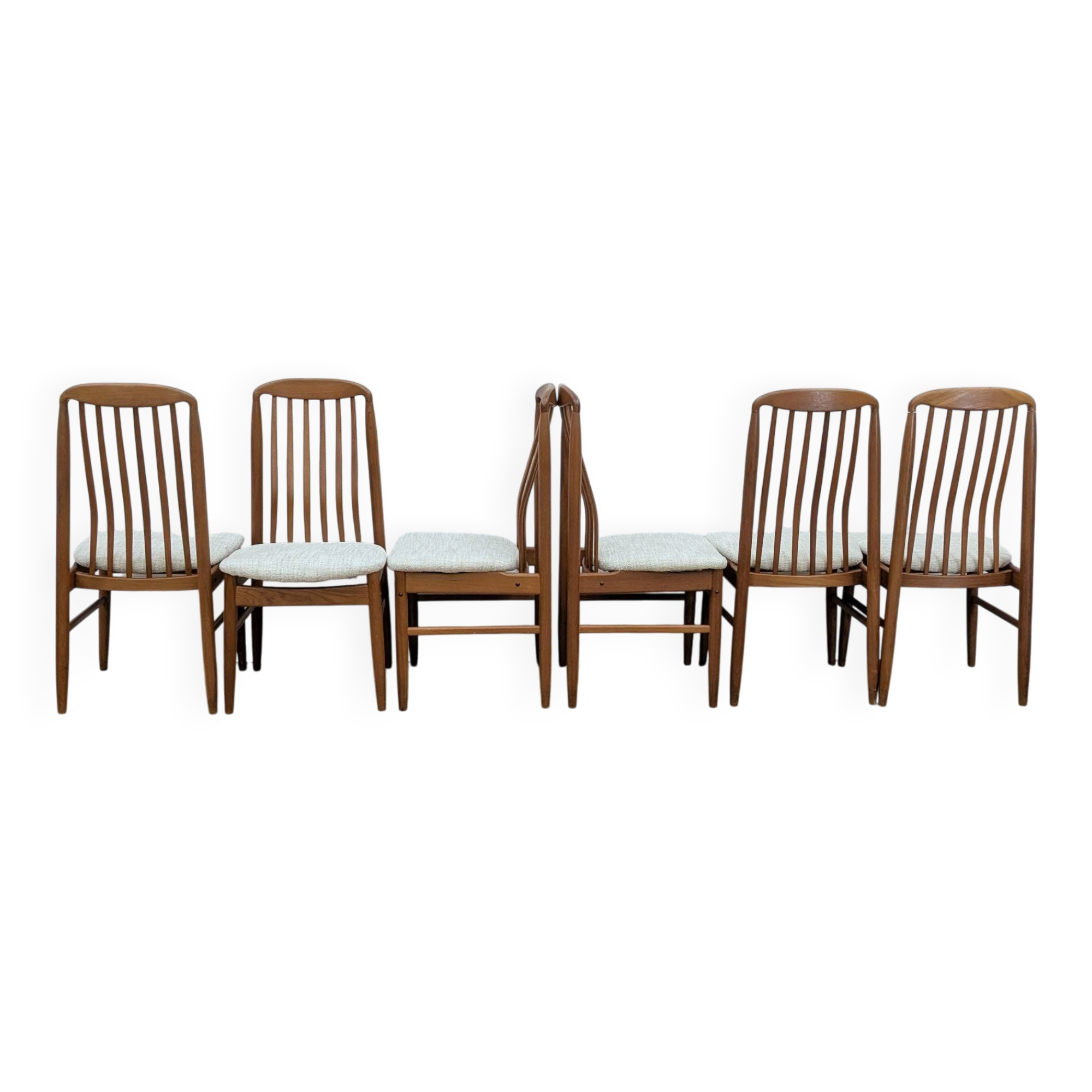 6 Scandinavian Benny Linden chairs