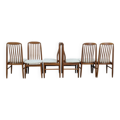 6 chaises scandinaves Benny Linden