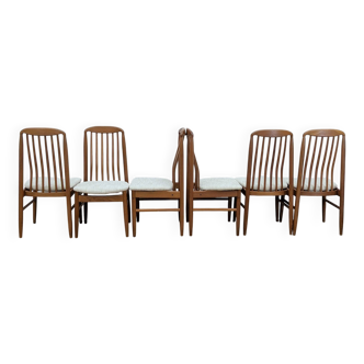 6 Scandinavian Benny Linden chairs