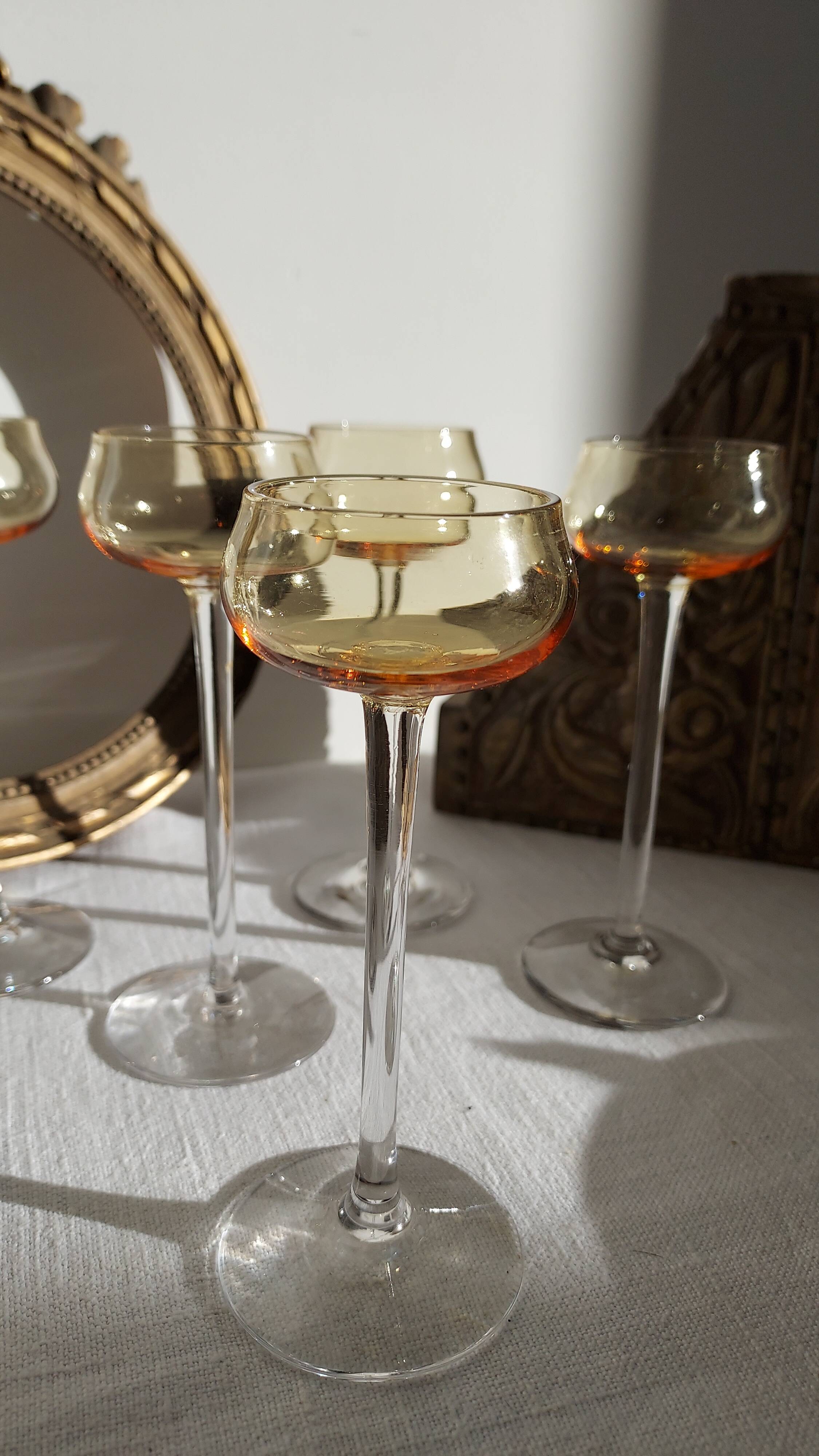 Crystal liqueur glass