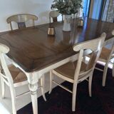 Grange dining table and 6 chairs