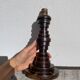 Art Deco Turned Wood Lamp Base