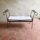 Wrought iron bench