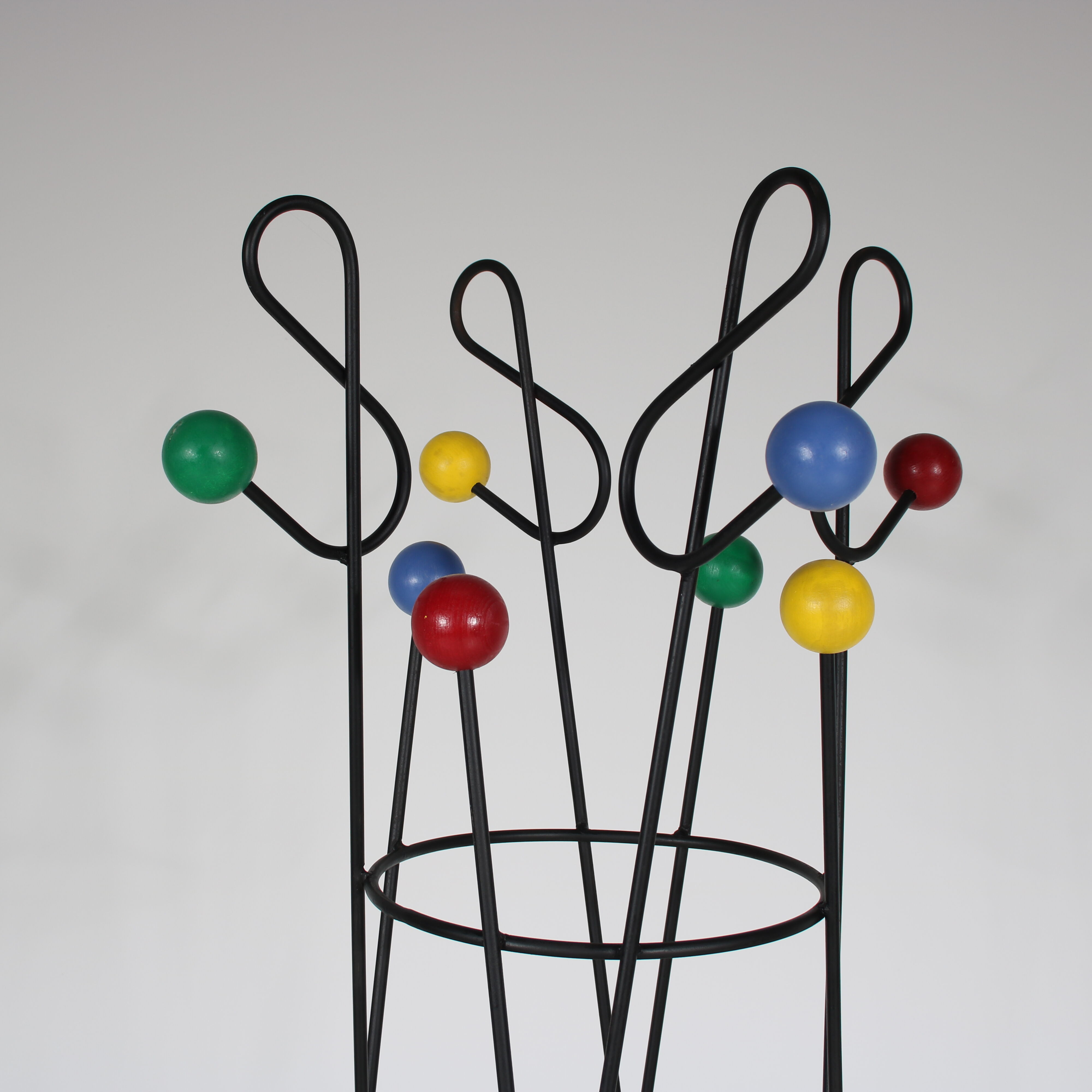 1950s “clé de sol” coat rack