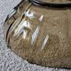Vintage grey smoke salad bowl