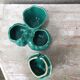 Service ceramic vintage mustards salt pepper