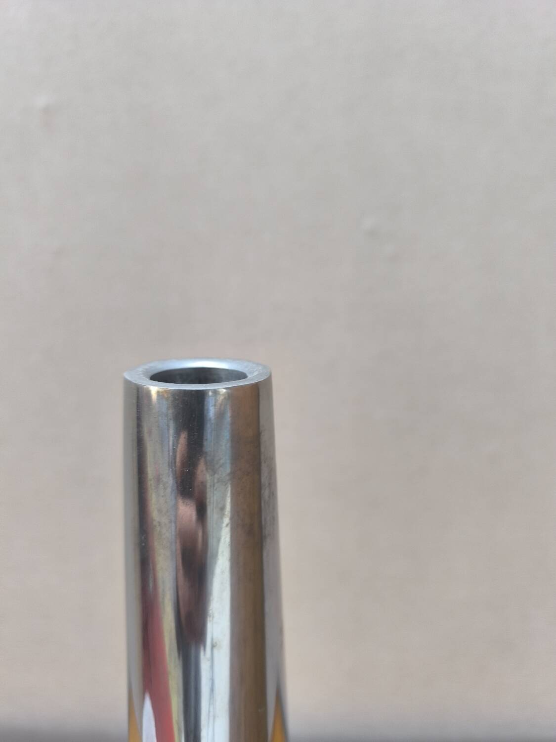 Large aluminum candle holder Ikea 1980