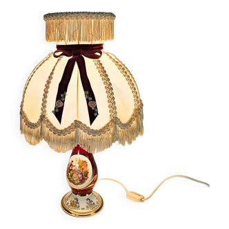 Limoges - France - porcelaine - lampe de table - 2e moitié du XXe siècle