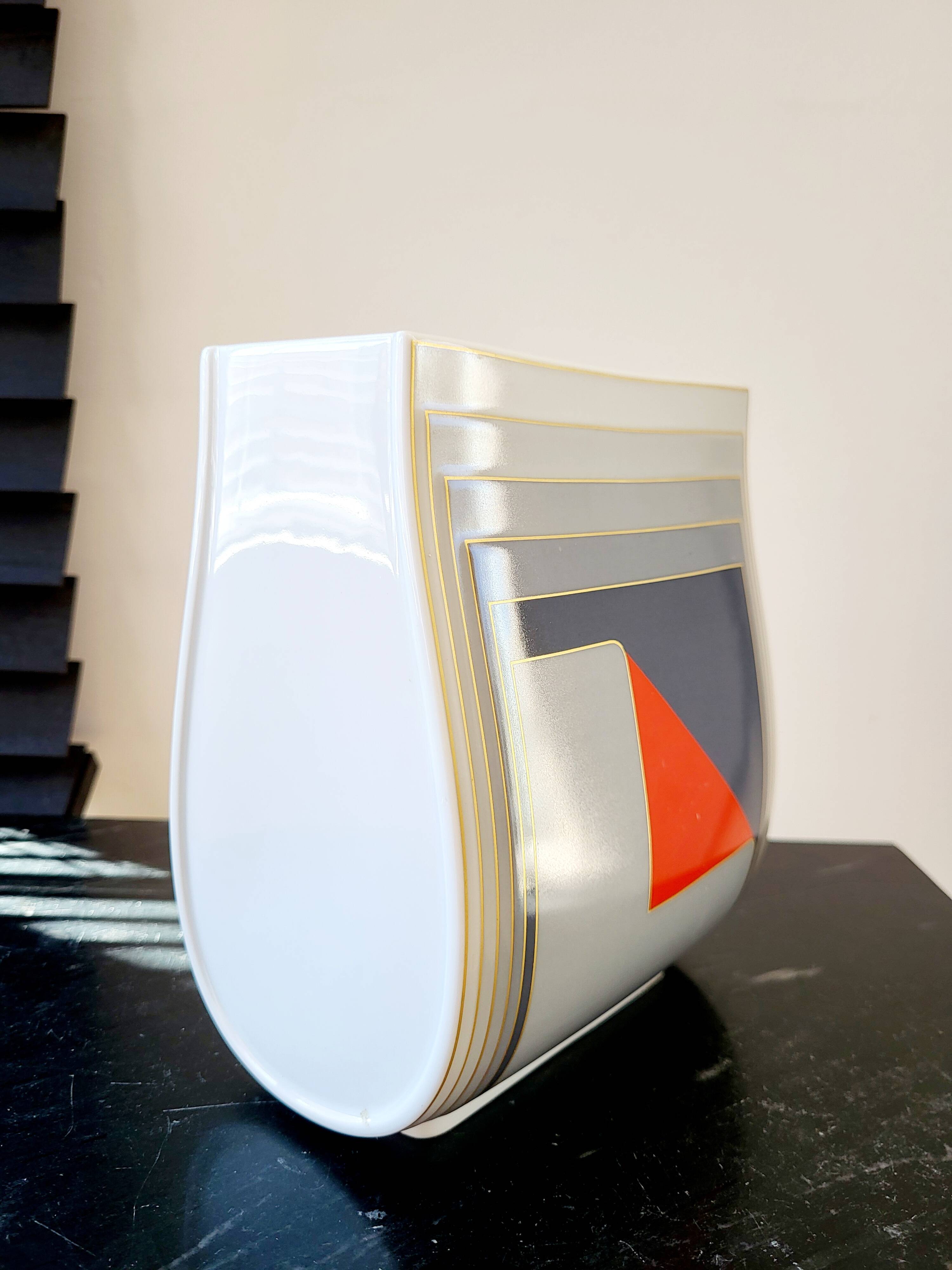 Studio Rosenthal Linie Vaas, intervenante Christa Goltz, 1980