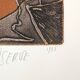 Lithograph of "Israel" by Joelle SERVE, signed