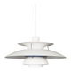 Louis Poulsen PH5 white hanging lamp, 1970s