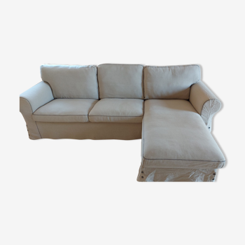 Mottled beige sofa