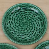 Sarreguemines ceramic bottle coaster