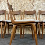 Set of 5 Boomerang chairs Alfred Christensen Slagelse Møbelværk teak 60s 70s