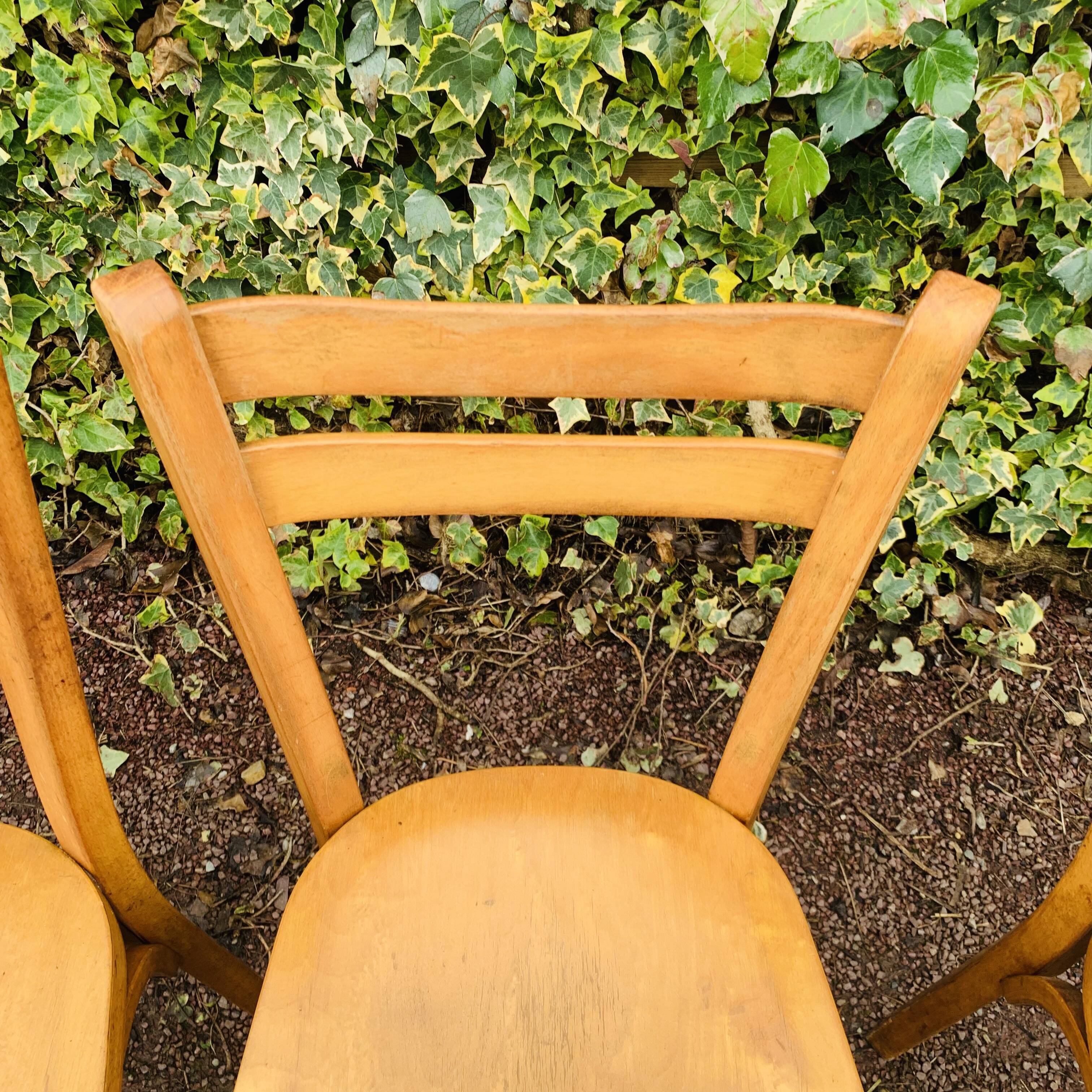 Set of 6 60s bistro chairs