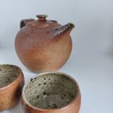 Pyrite stone tea set