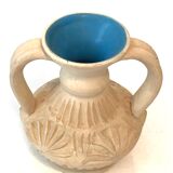 Blue White ceramic amphora vase