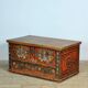 Folk art bridal chest, 1885