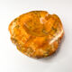 Empty Ashtray in Orange Alabaster Made in Italy