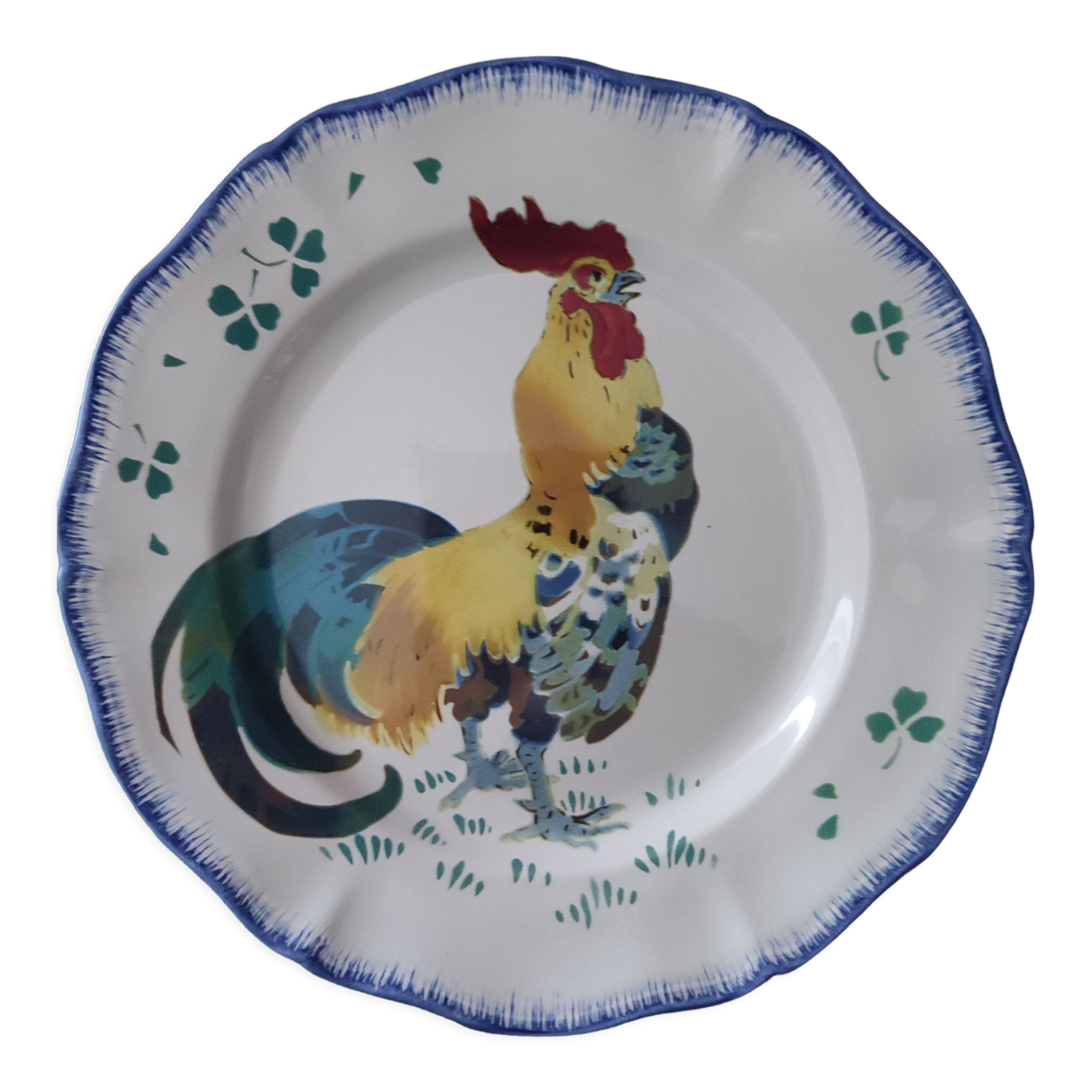 Plate the roosters Lunéville
