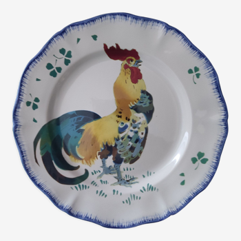 Plate the roosters Lunéville