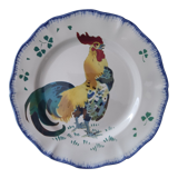 Plate the roosters Lunéville