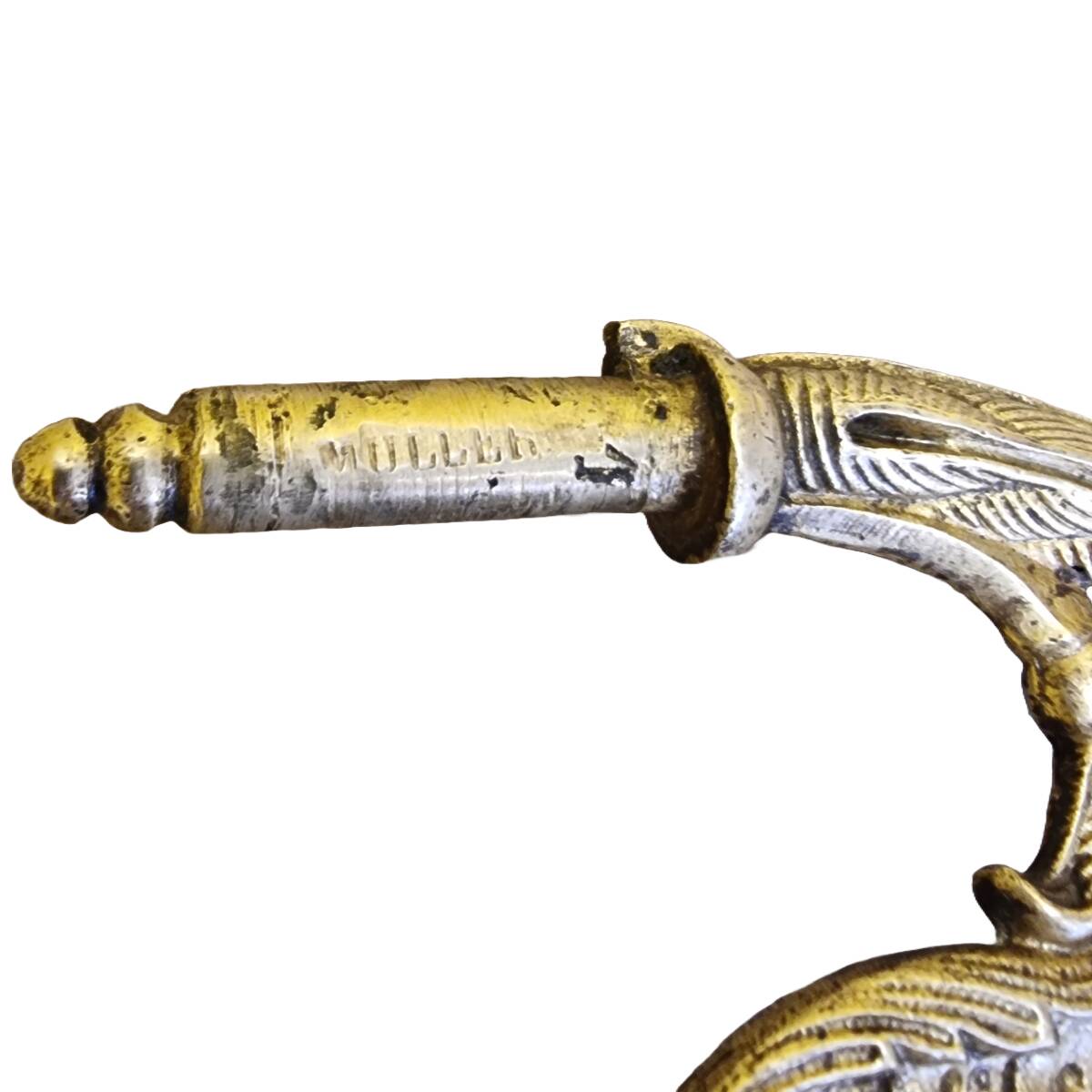 Vintage Brass Wall Sconce Early 20th Century