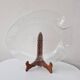 Grand Plat En Verre Transparent Forme Poisson Arcoroc France 39 x 32.5 cm