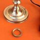 Antique gilt bronze lamp base
