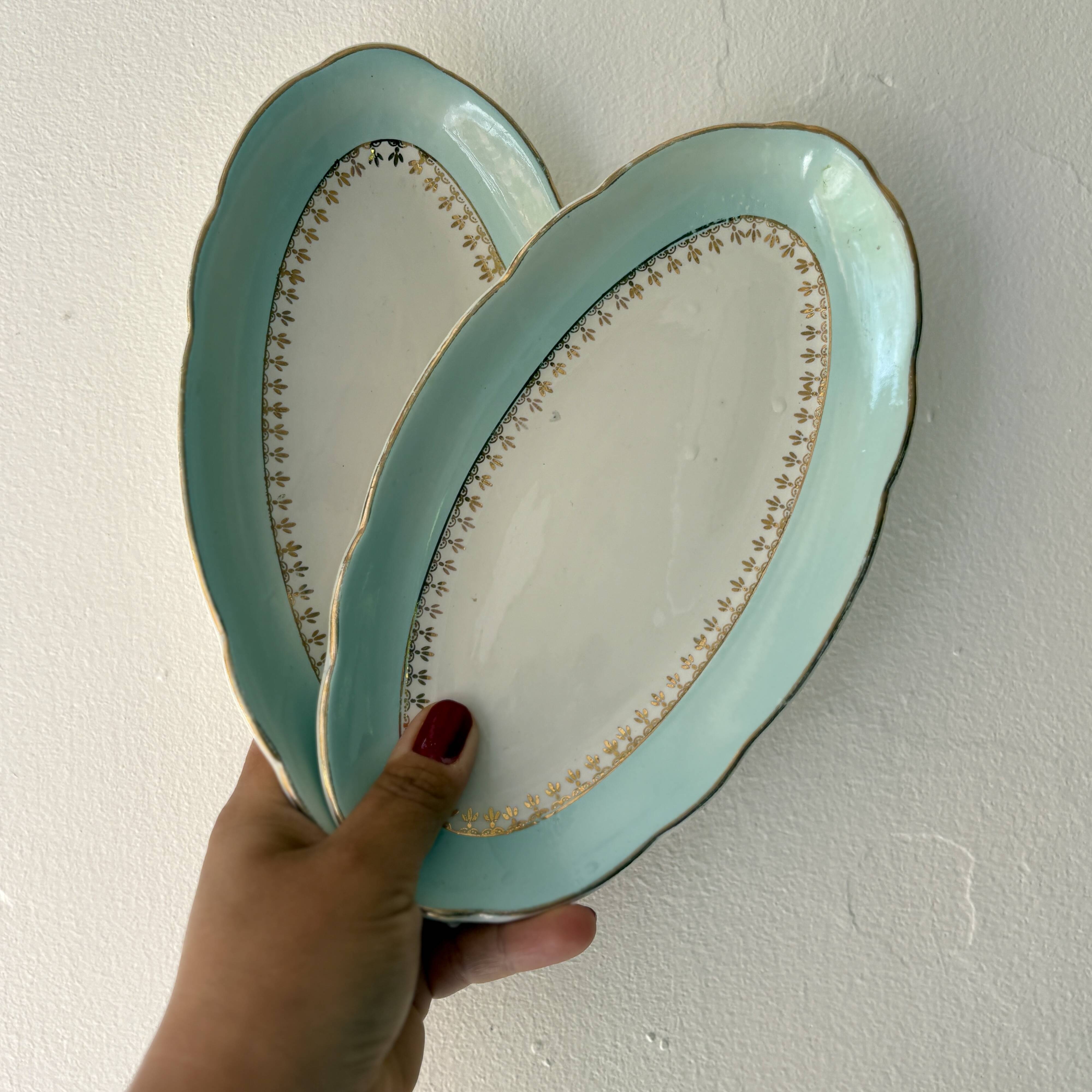 Lot de 2 raviers vintage - modèle Pierre de Sarreguemines